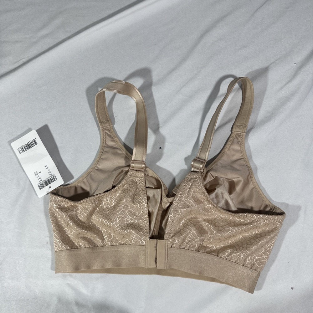 NWT $78 Chantelle [ 34DDD US ] C Magnifique Wirefree Bra in‎ Nude #7001 - Picture 6 of 10